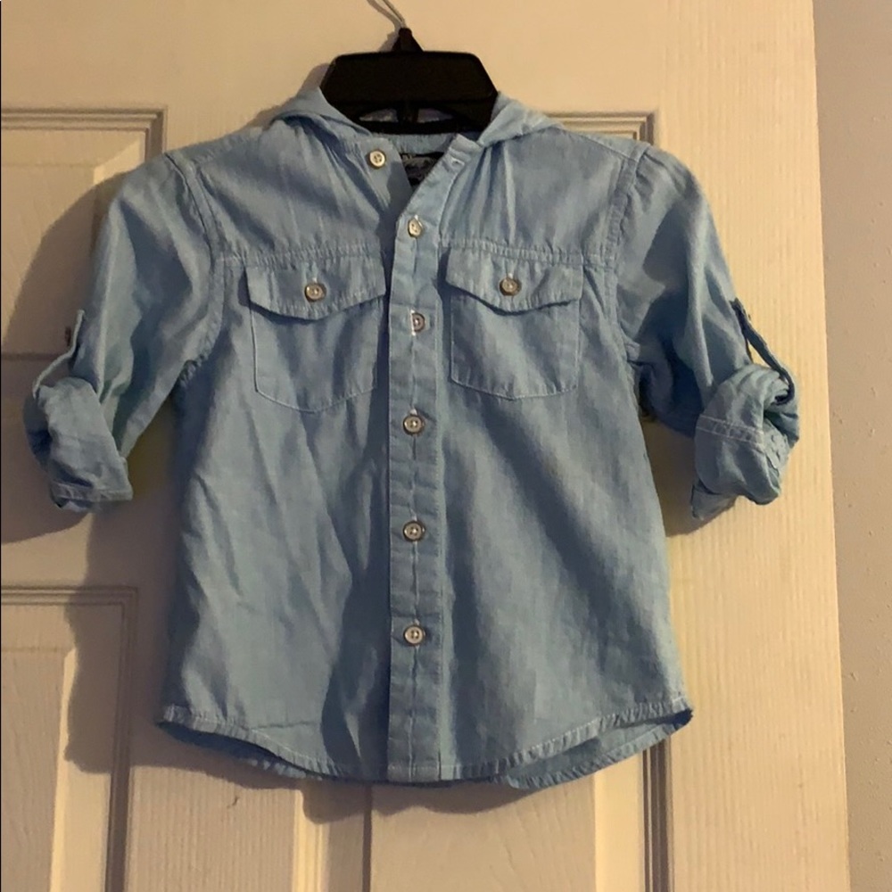 First Wave baby blue shirt